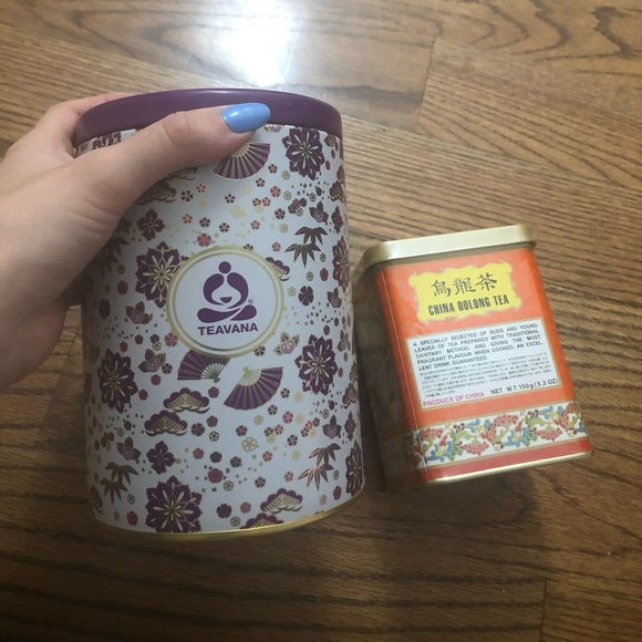 Teavana Other Teavana Tea Canister And Oolong Tea Poshmark